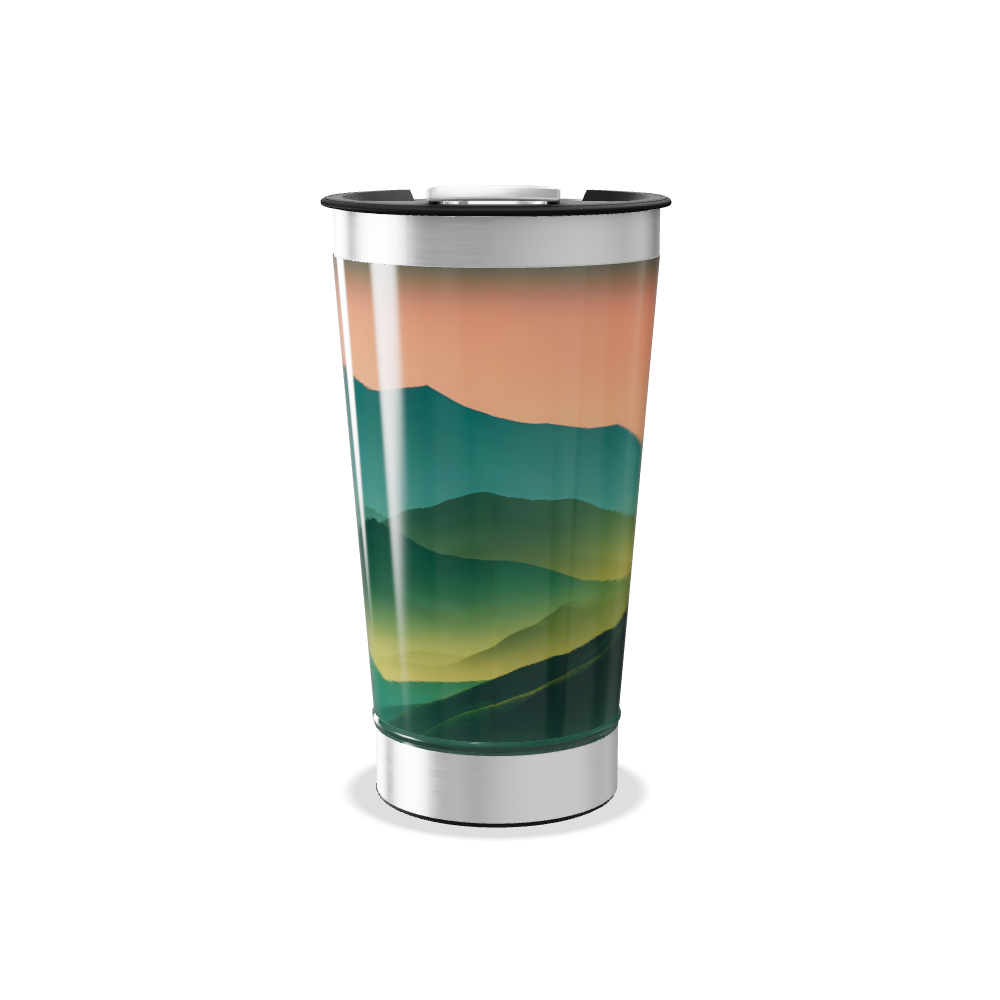 Copo Térmico - Paisagem Colorida
