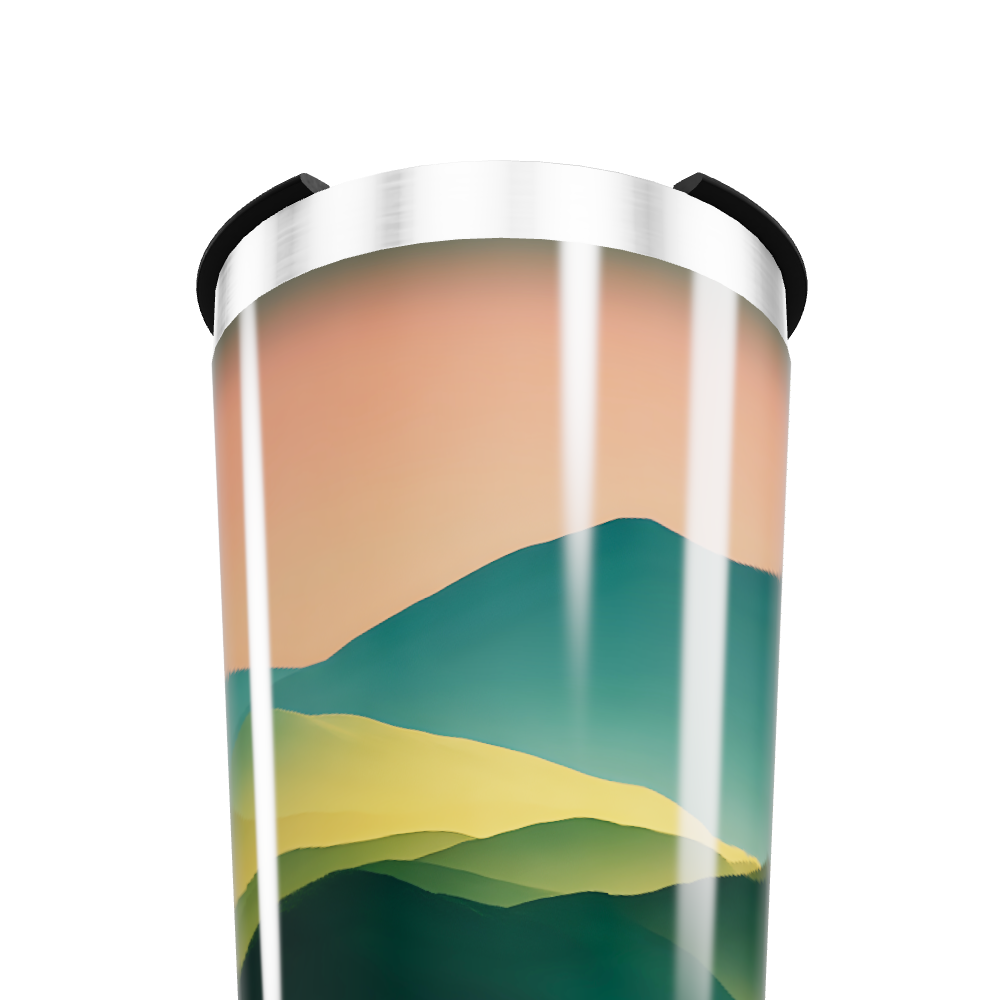 Copo Térmico - Paisagem Colorida