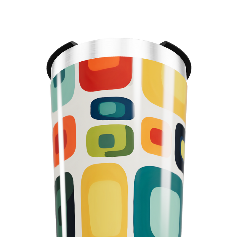 Copo Térmico - Estampa Geométrica Colorida