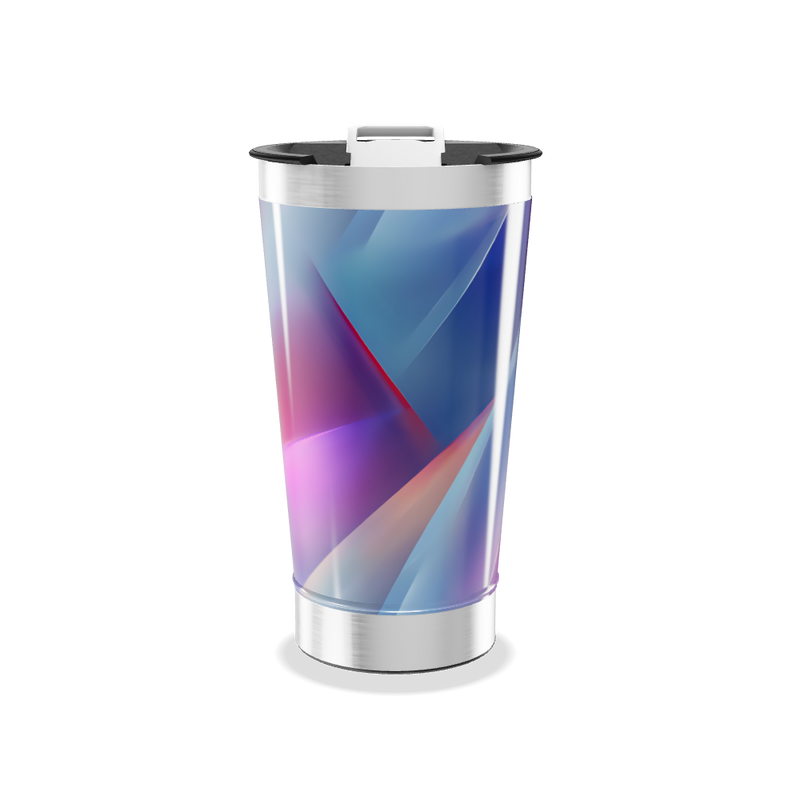 Copo Térmico - Estampa Geométrica Colorida