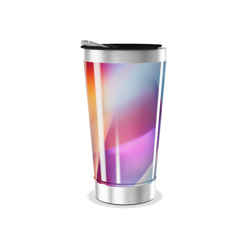 Copo Térmico - Estampa Geométrica Colorida