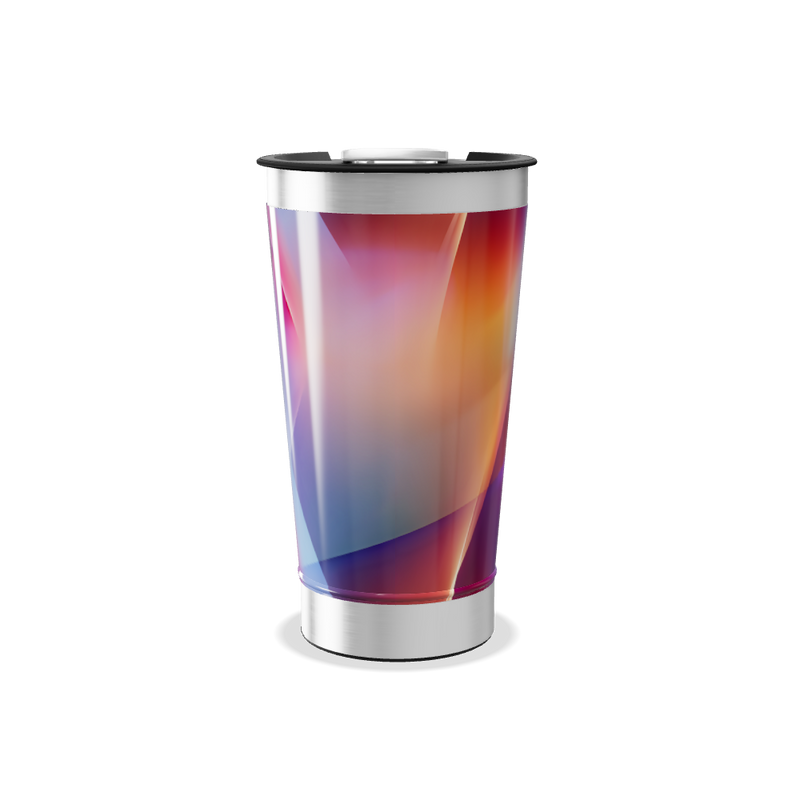 Copo Térmico - Estampa Geométrica Colorida