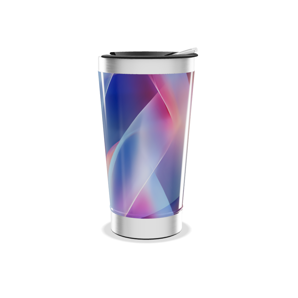 Copo Térmico - Estampa Geométrica Colorida