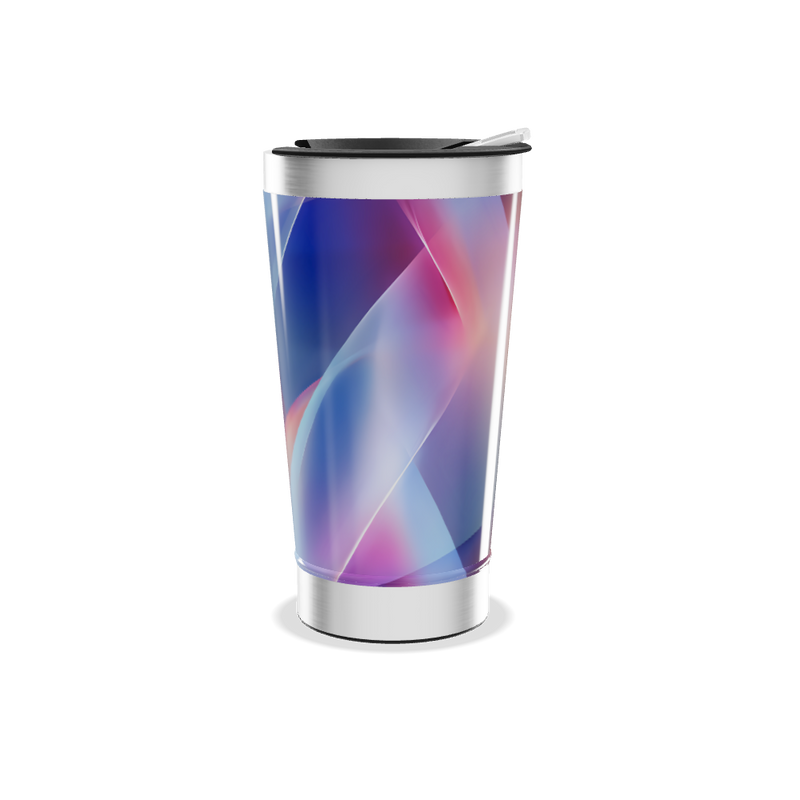 Copo Térmico - Estampa Geométrica Colorida