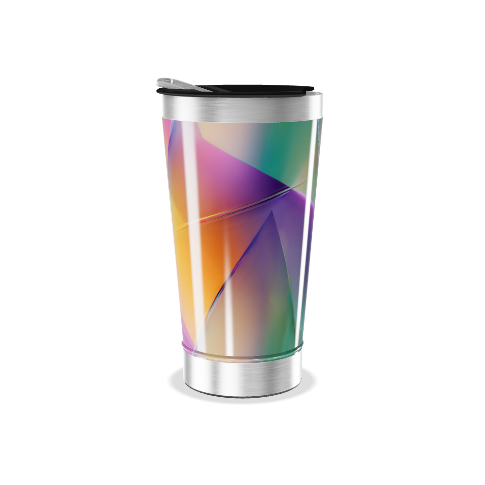 Copo Térmico - Estampa Colorida Inox