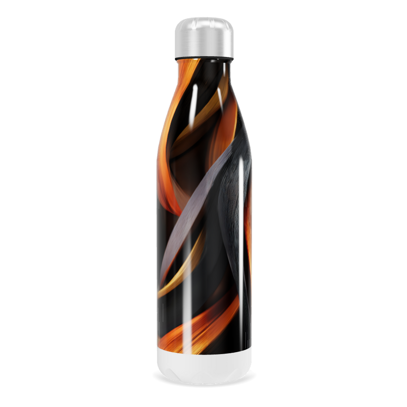 Garrafa Inox - Estampa Abstrata Colorida