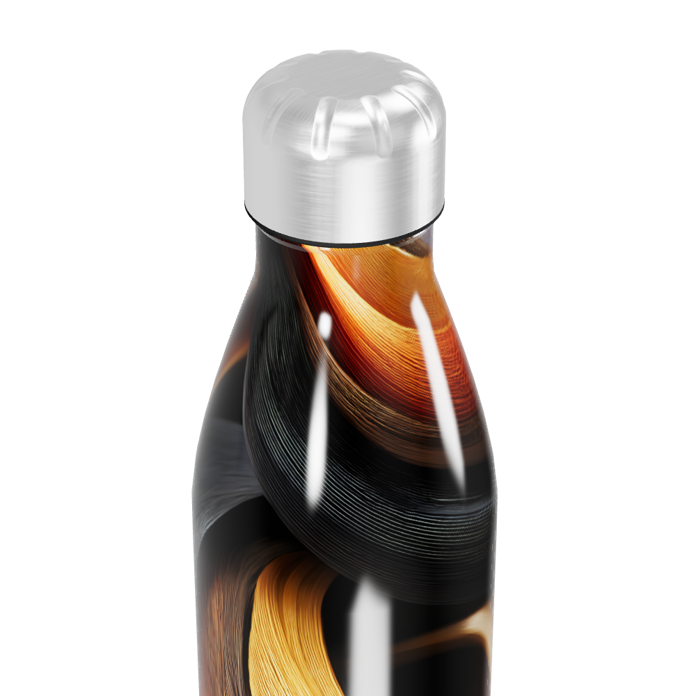 Garrafa Inox - Estampa Abstrata Colorida