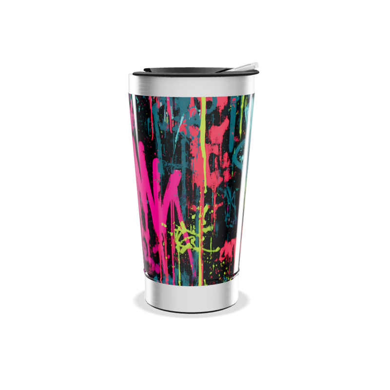 Copo Térmico - Estampa Grafite Colorido