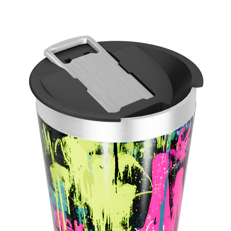 Copo Térmico - Estampa Grafite Colorido