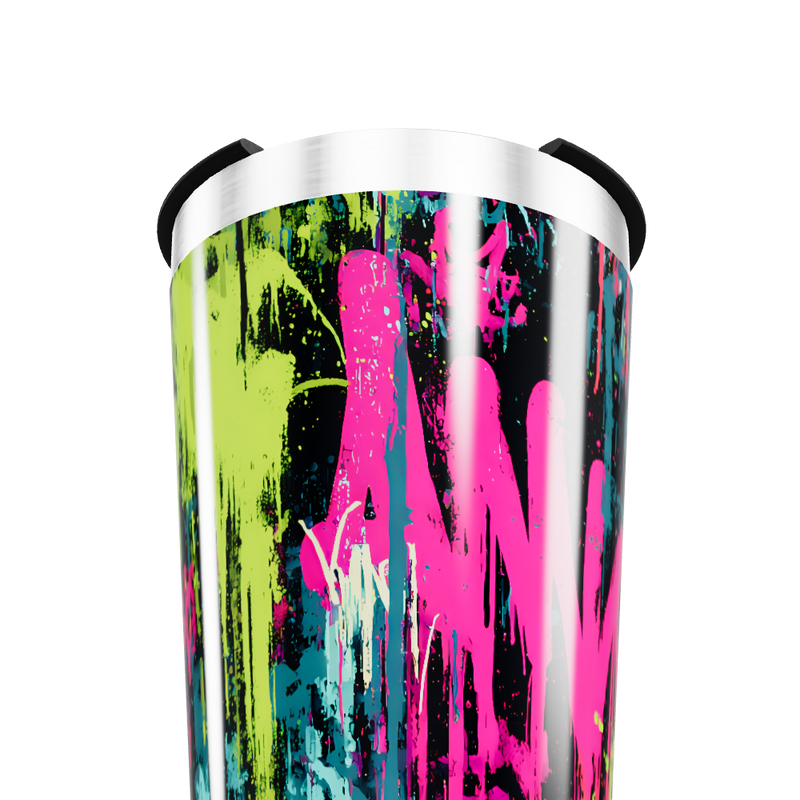 Copo Térmico - Estampa Grafite Colorido
