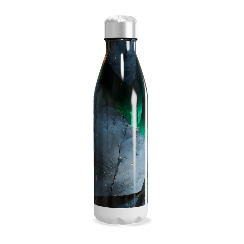 Garrafa Inox - Estampa Azul Verde