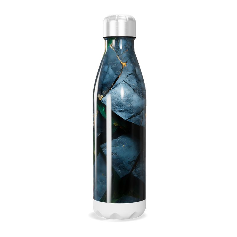 Garrafa Inox - Estampa Azul Verde