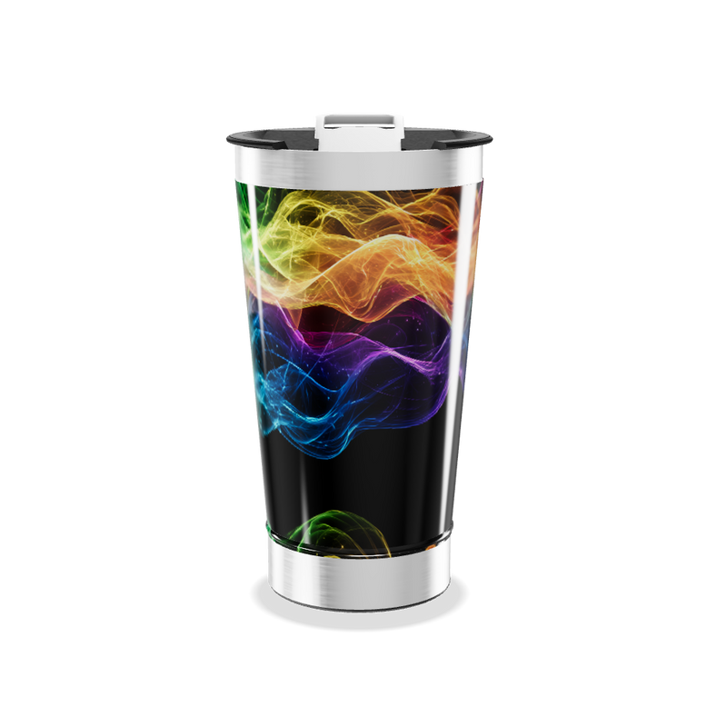 Copo Térmico - Estampa Colorida Neon