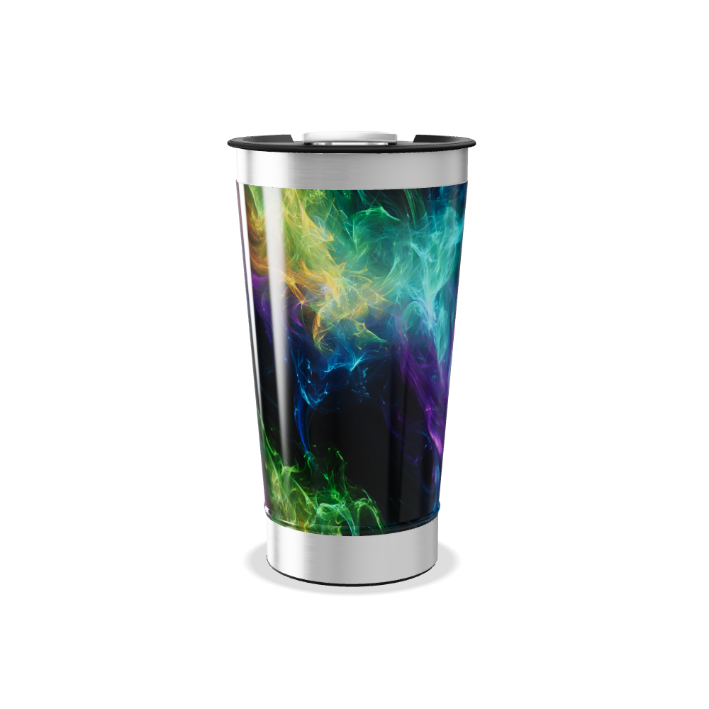 Copo Térmico - Estampa Colorida Aço Inox