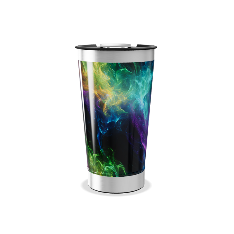 Copo Térmico - Estampa Colorida Aço Inox