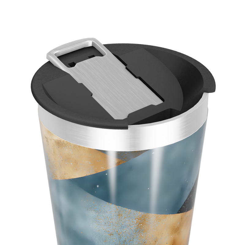 Copo Térmico - Aço Inox Estampa Abstrata