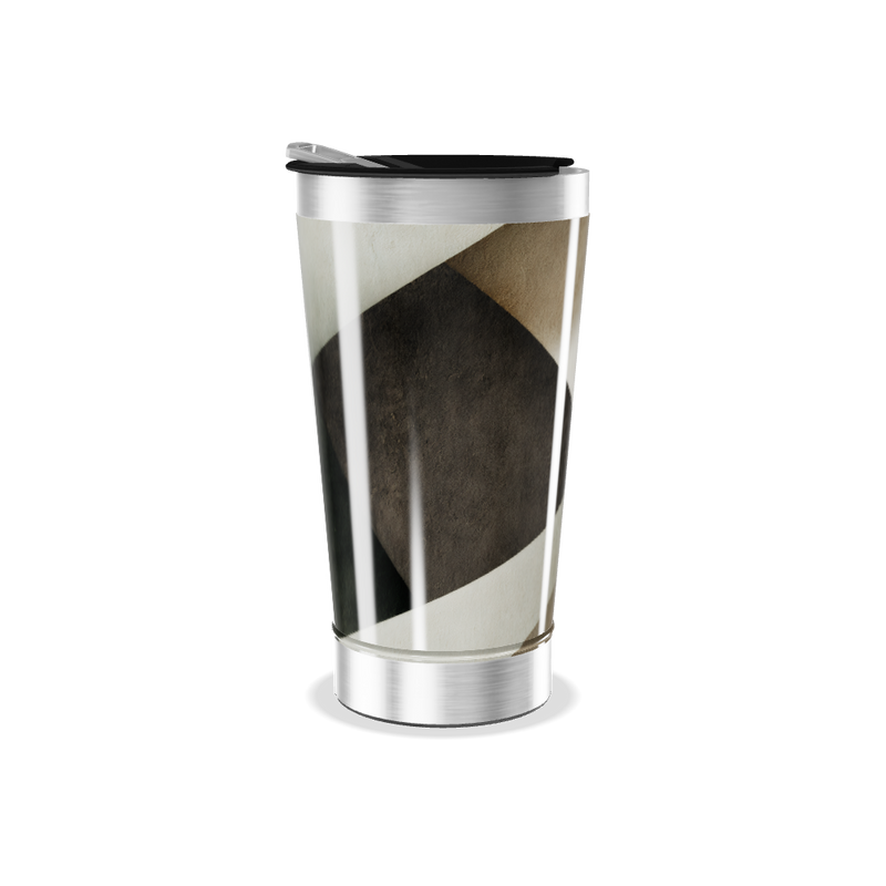 Copo Térmico - Estampa Geométrica Bege