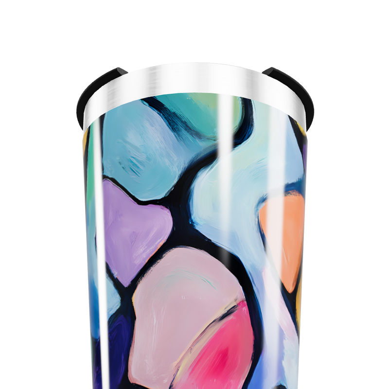 Copo Térmico - Estampa Colorida Abstrata