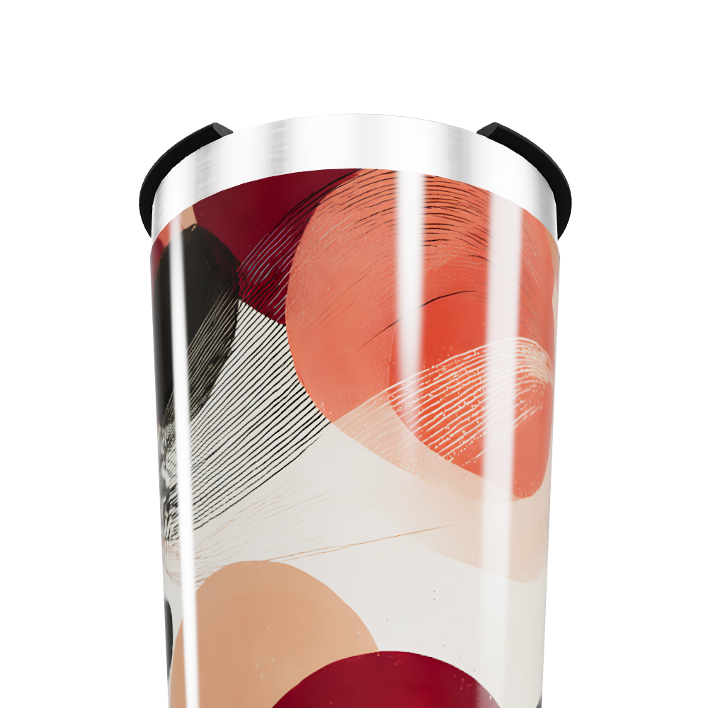 Copo Térmico - Estampa Abstrata Colorida