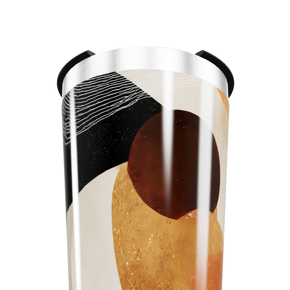 Copo Térmico - Estampa Abstrata Colorida