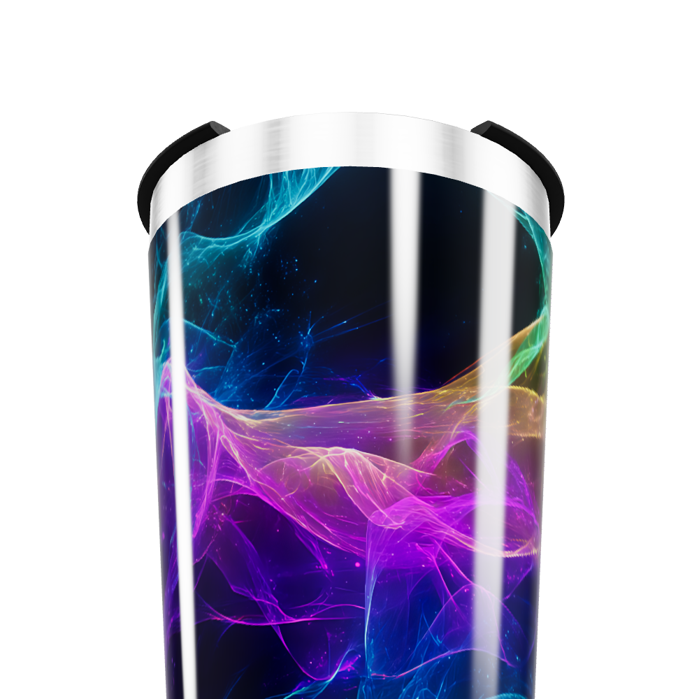 Copo Térmico - Estampa Neon em Aço