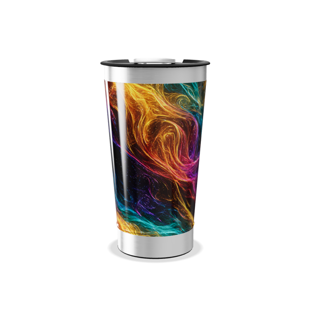 Copo Térmico - Estampa Neon Multicolorida