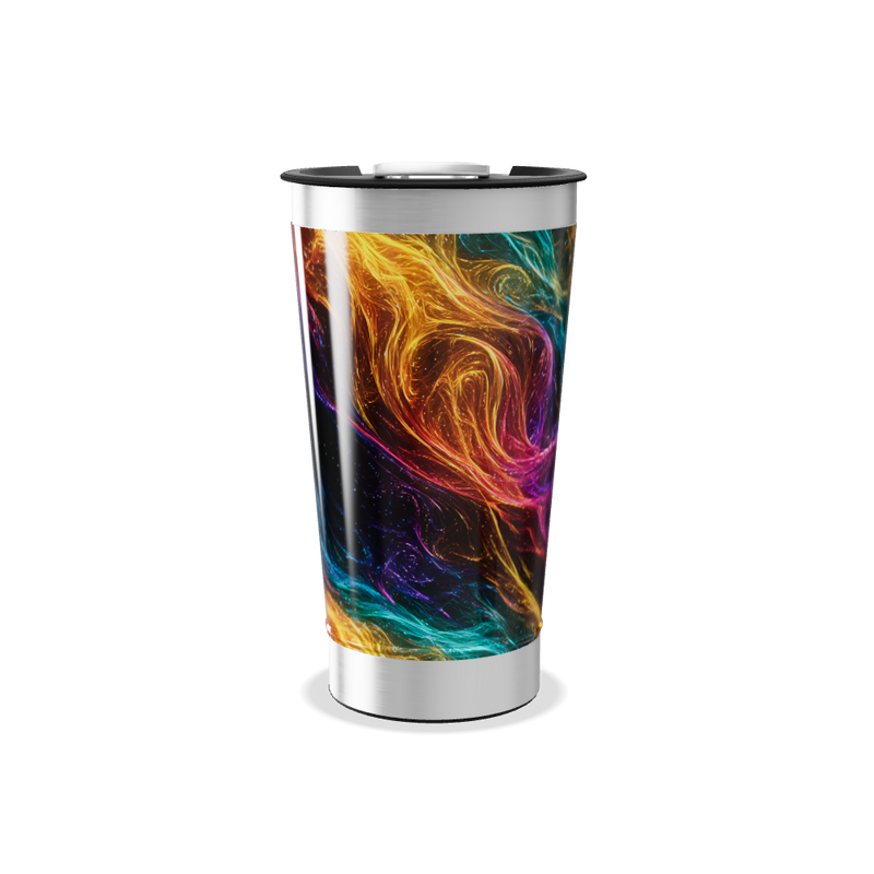 Copo Térmico - Estampa Neon Multicolorida