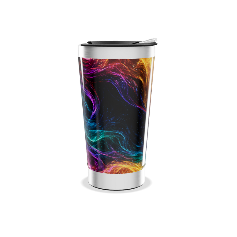 Copo Térmico - Estampa Neon Multicolorida