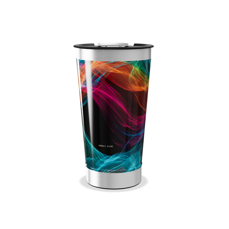 Copo Térmico - Estampa Colorida Abstrata