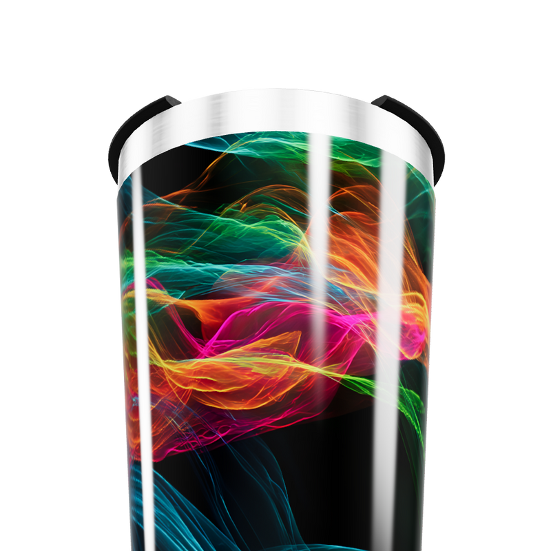 Copo Térmico - Estampa Colorida Abstrata