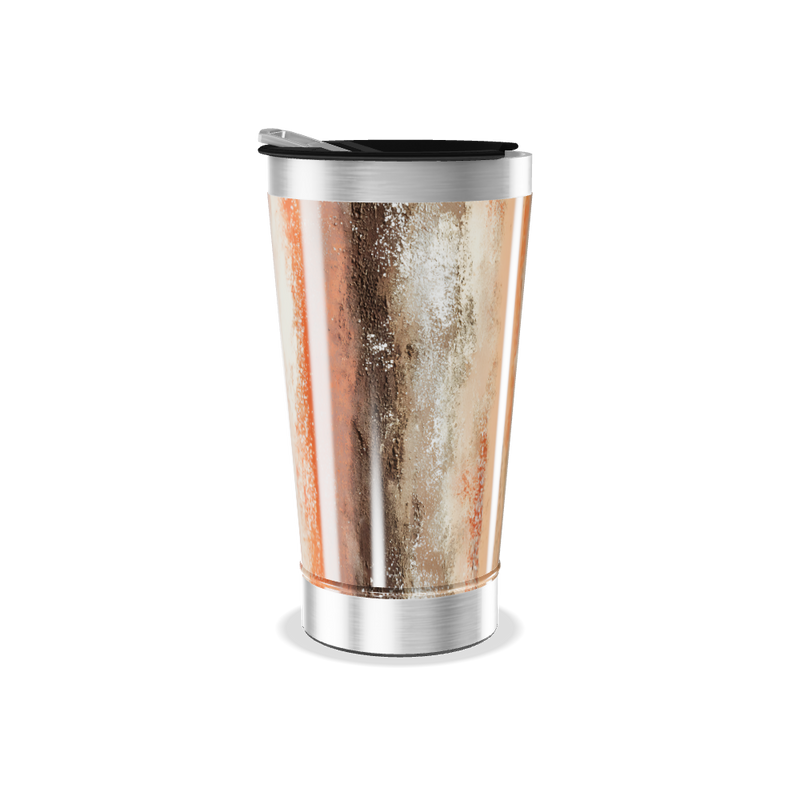 Copo Térmico - Aço Inox Marmorizado