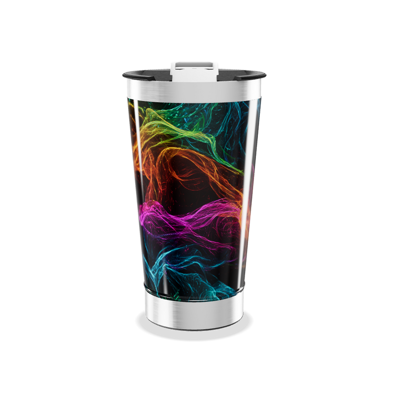Copo Térmico - Estampa Neon Colorida