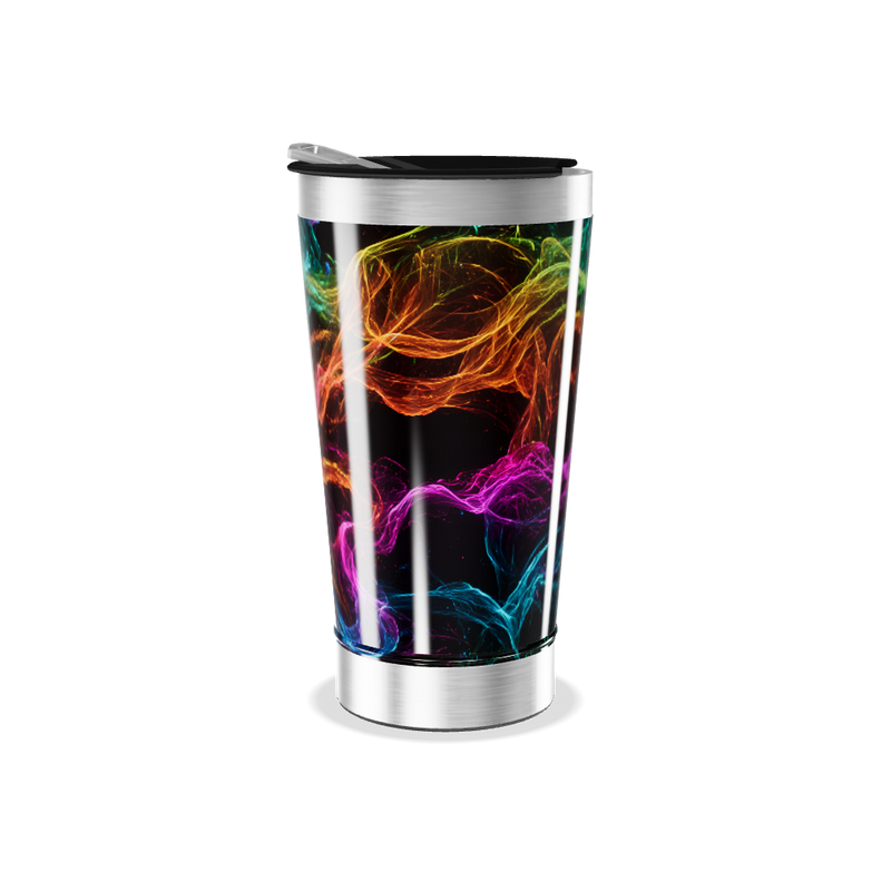 Copo Térmico - Estampa Neon Colorida