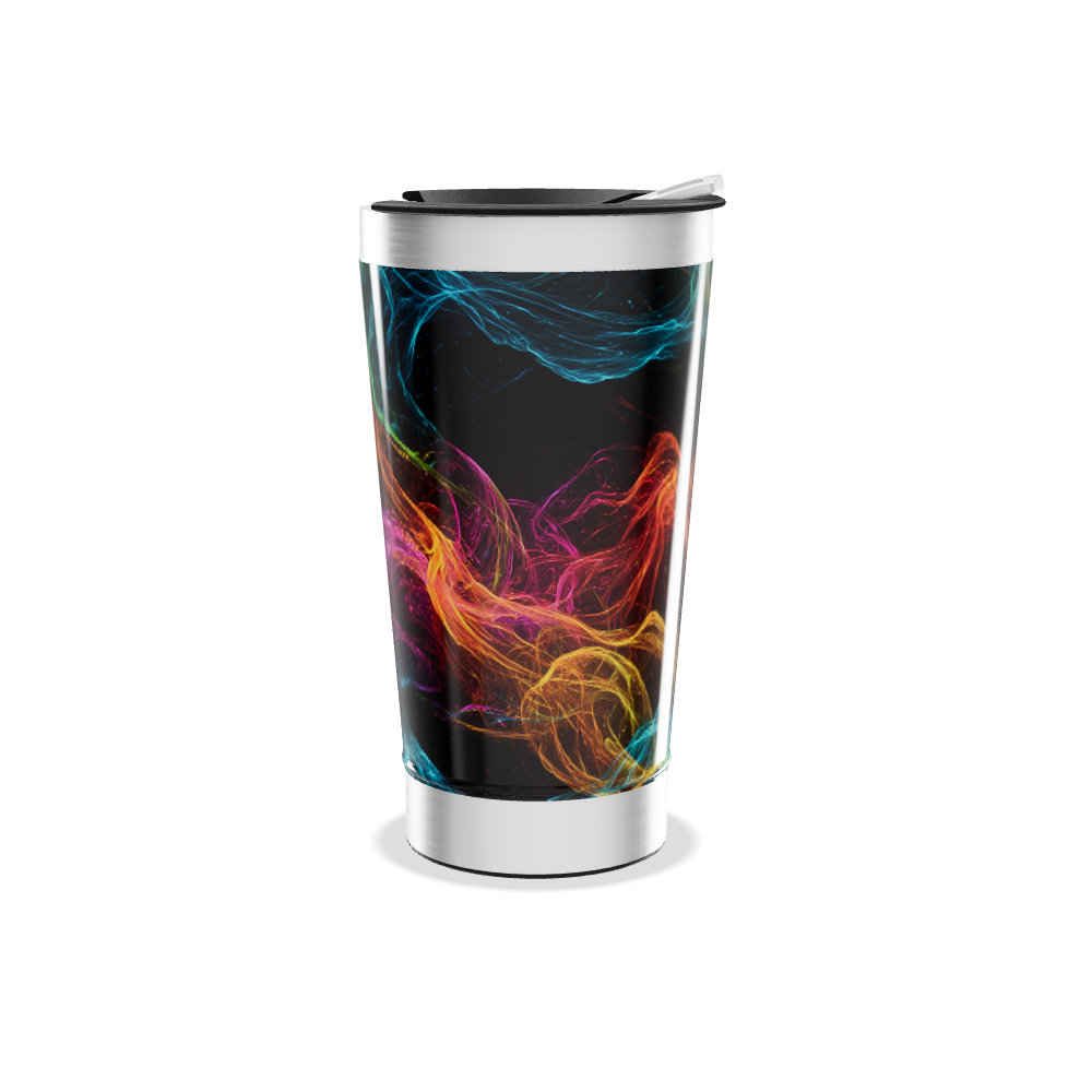 Copo Térmico - Estampa Neon Colorida