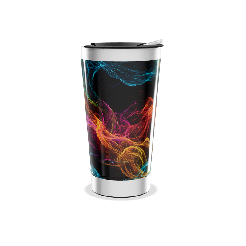 Copo Térmico - Estampa Neon Colorida