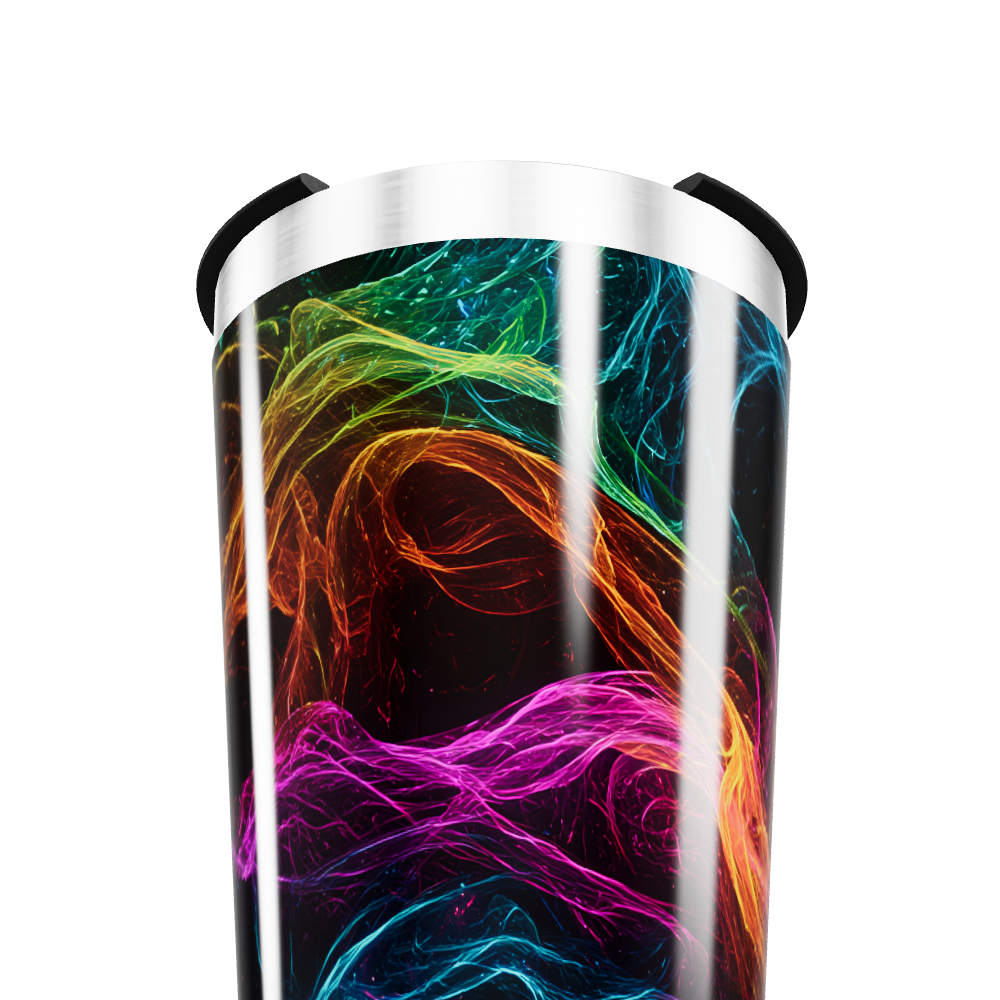 Copo Térmico - Estampa Neon Colorida