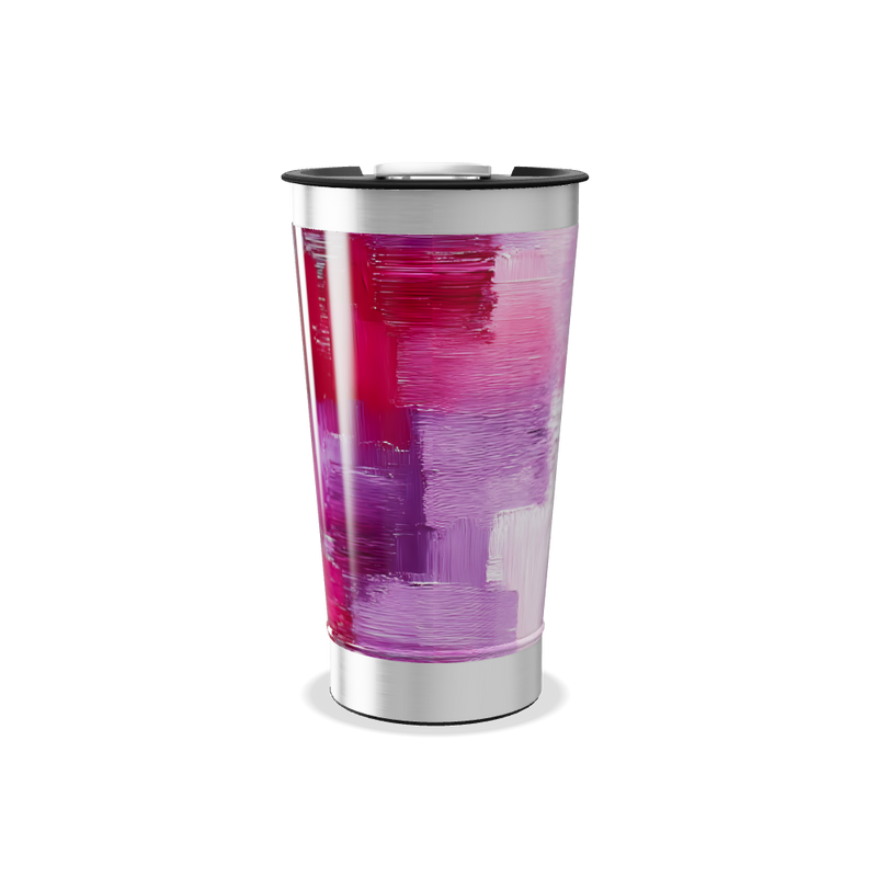 Copo Térmico - Rosa Aquarela Inox