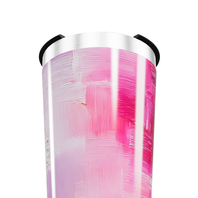 Copo Térmico - Rosa Aquarela Inox