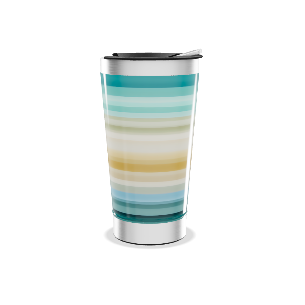 Copo Térmico - Listras Coloridas