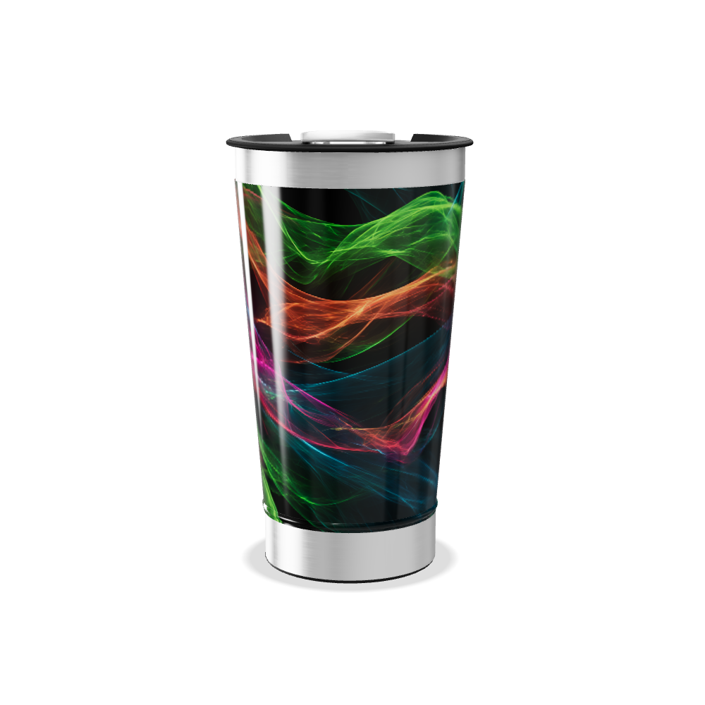 Copo Térmico - Estampa Colorida Aço Inox