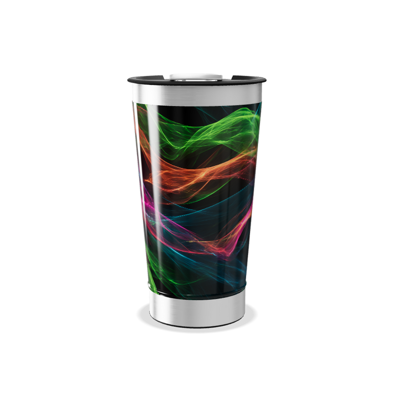 Copo Térmico - Estampa Colorida Aço Inox