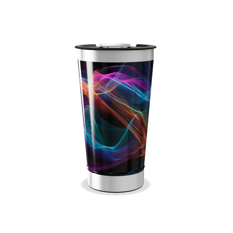Copo Térmico - Estampa Colorida Abstrata