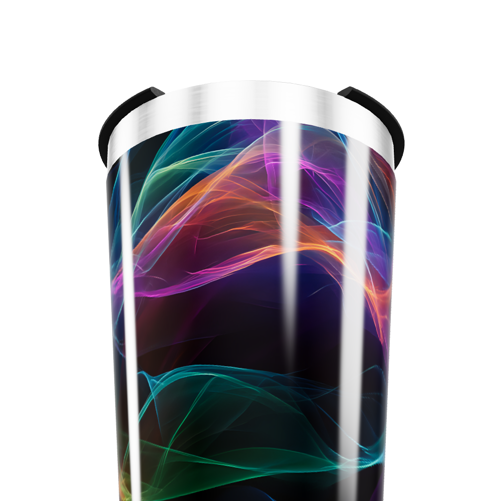 Copo Térmico - Estampa Colorida Abstrata