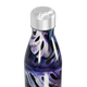 Garrafa Inox - Estampa Folhas Roxas