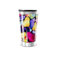 Copo Térmico - Colorido Abstrato Aço Inox