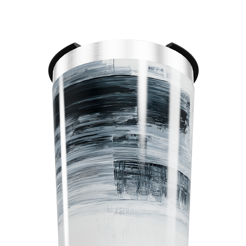 Copo Térmico - Estampa Abstrata Cinza