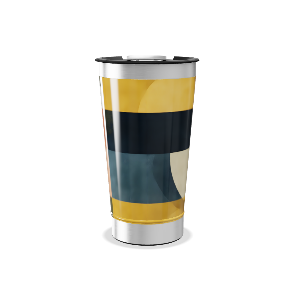 Copo Térmico - Estampa Geométrica Colorida