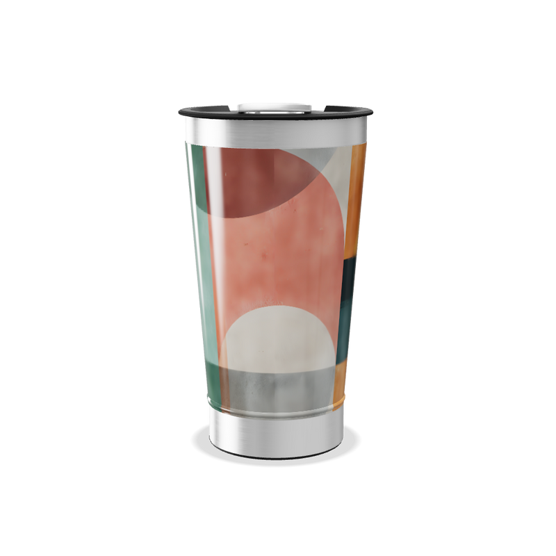 Copo Térmico - Estampa Geométrica Colorida
