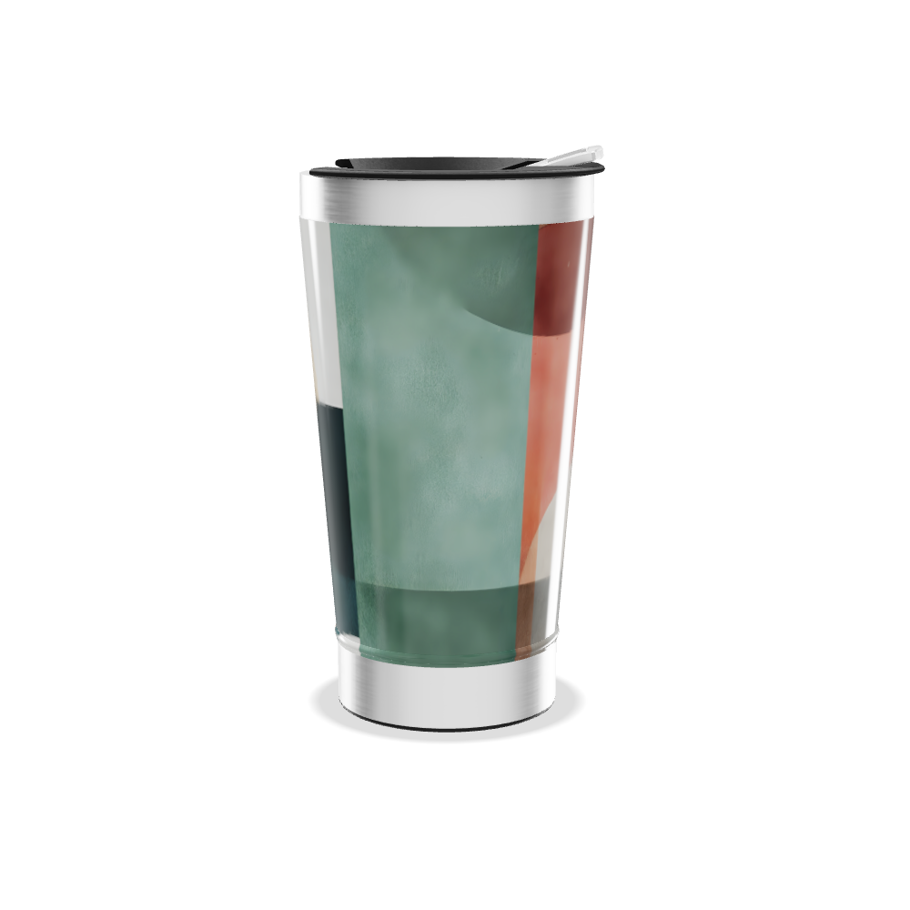 Copo Térmico - Estampa Geométrica Colorida