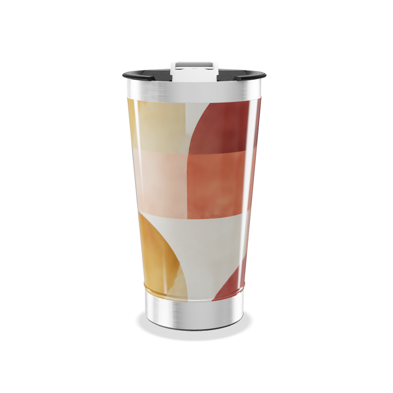 Copo Térmico - Estampa Geométrica Colorida